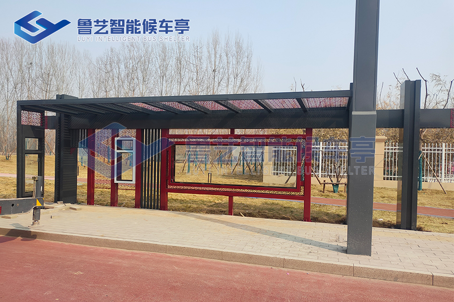 河北省安裝仿古公交候車亭，傳承文化氛圍和歷史厚重感