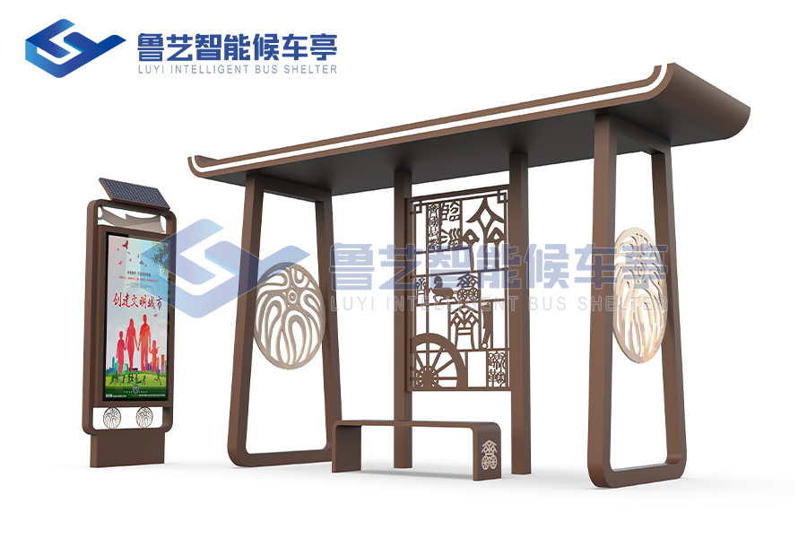 這家公交候車亭廠家非標定制公交候車亭